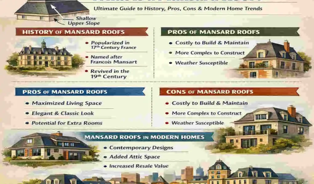 What Is a Mansard Roof?