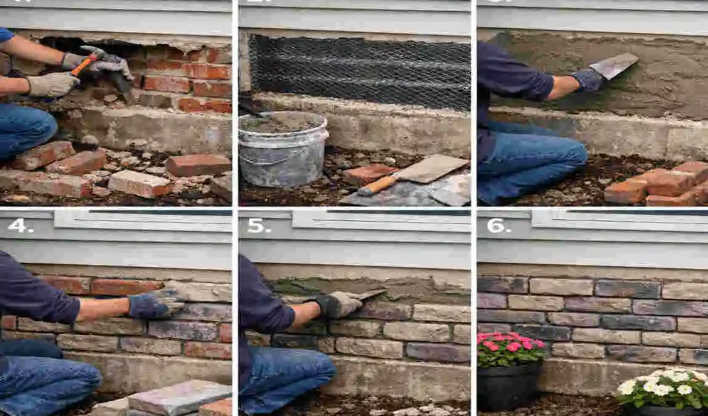 How to Replace Brick on Front of House