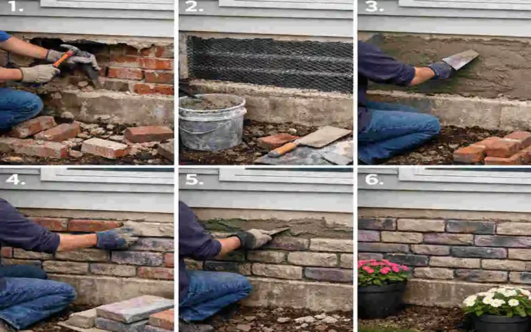 How to Replace Brick on Front of House