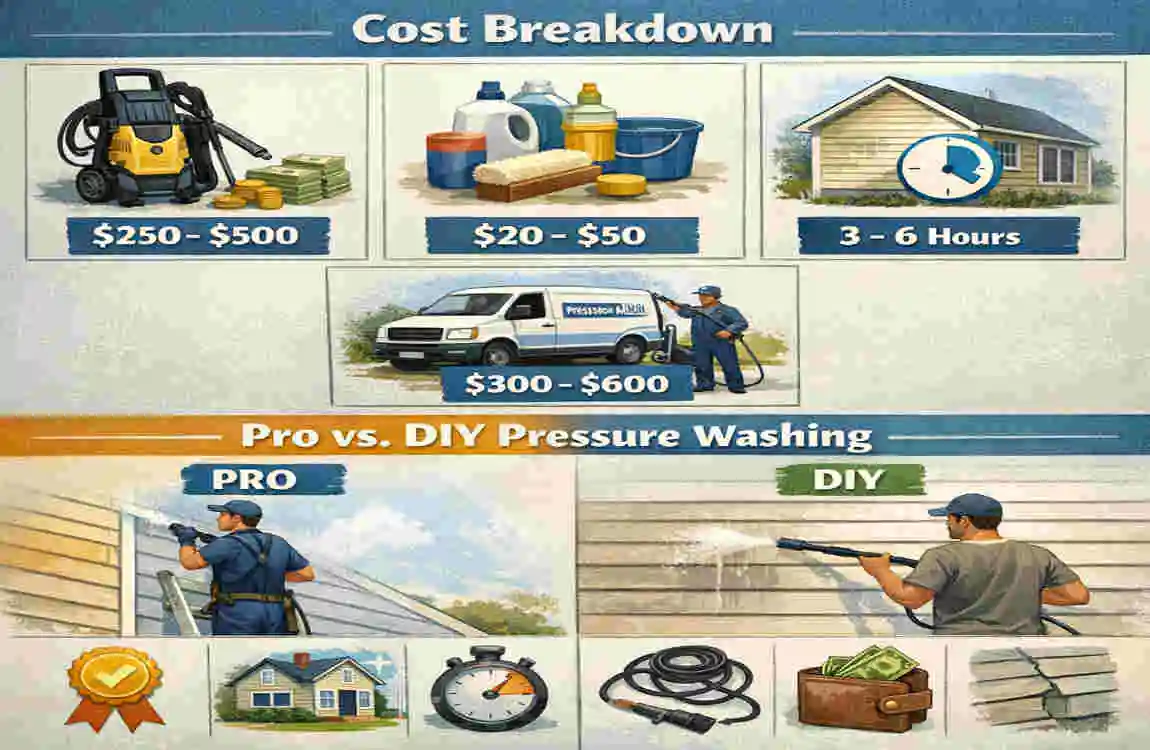 How to Pressure Wash House Siding