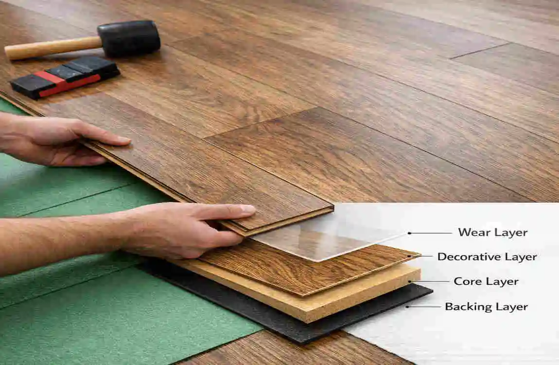 Different between laminate flooring and hard floorings
