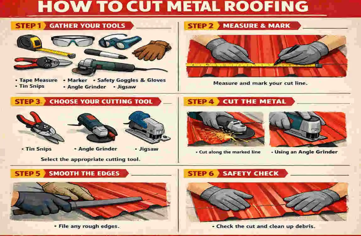 How to Cut Metal Roofing Like a Pro: 7 Safe Tools & Step-by-Step DIY Guide