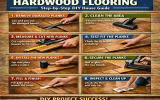 how to replace damaged hardwood flooring