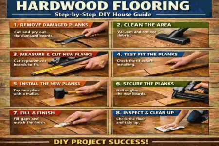 how to replace damaged hardwood flooring