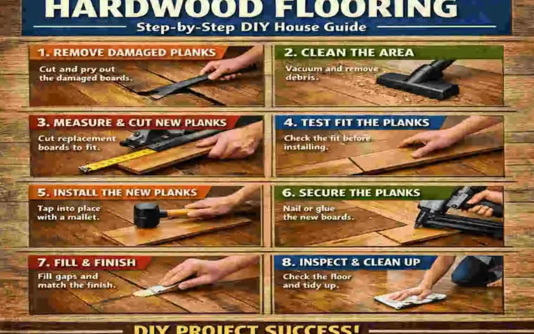 how to replace damaged hardwood flooring