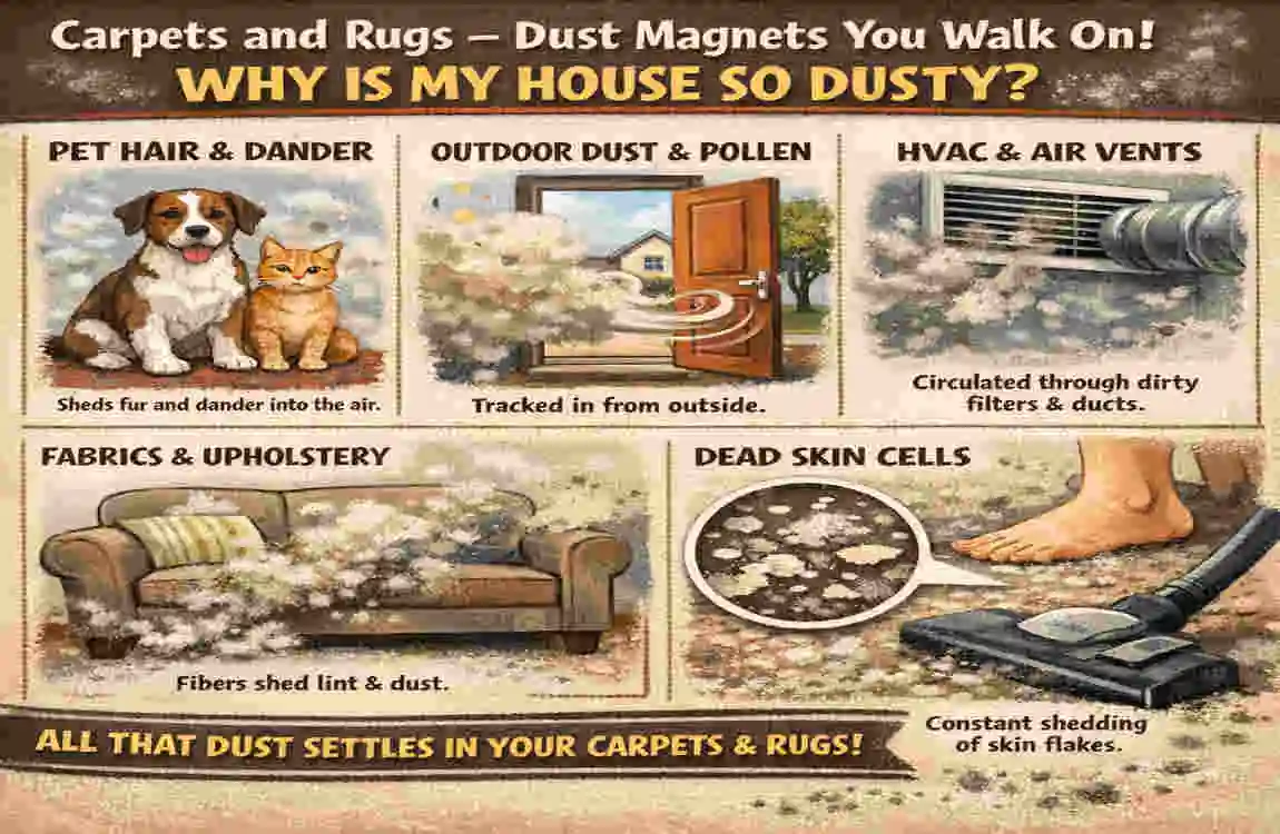 why is my house so dusty