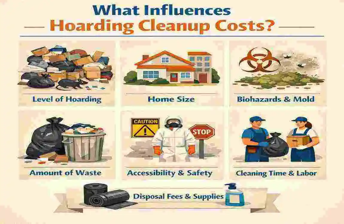 how much to clean out a hoarder house