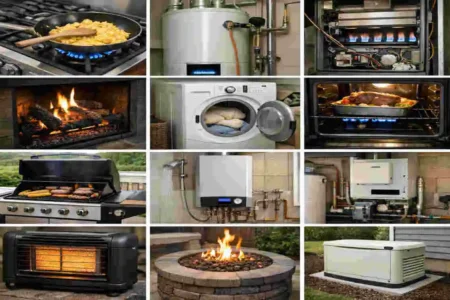 What Uses Gas in a House