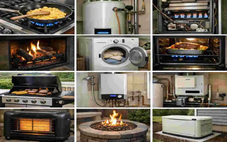 What Uses Gas in a House