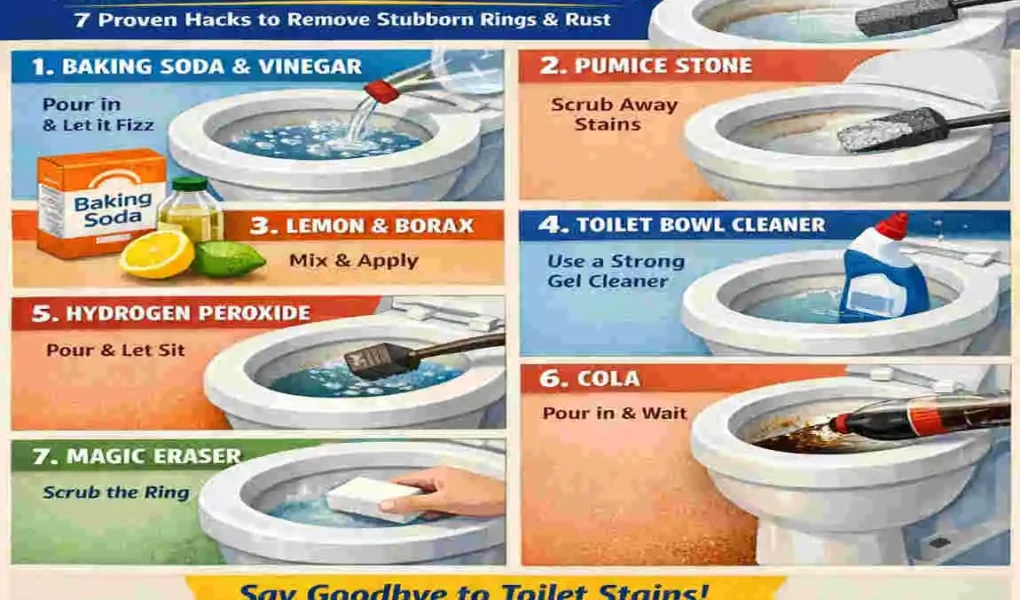 what will clean toilet bowl stains