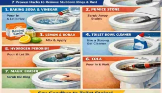 what will clean toilet bowl stains