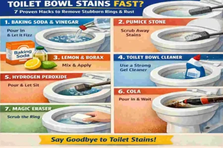 what will clean toilet bowl stains