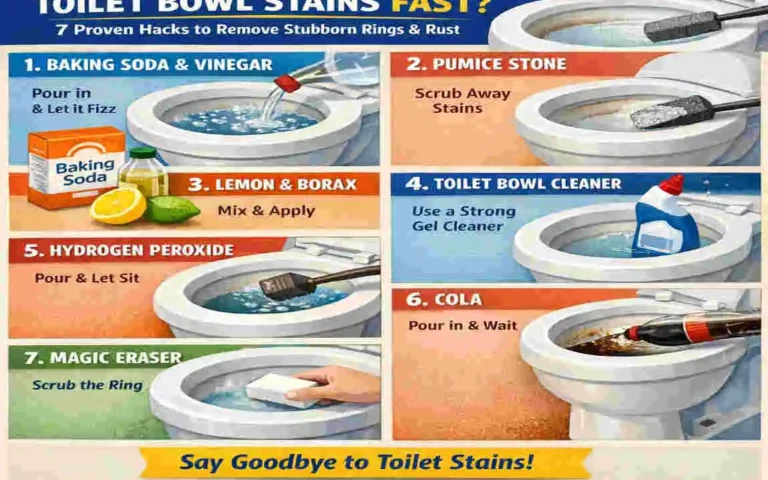 what will clean toilet bowl stains