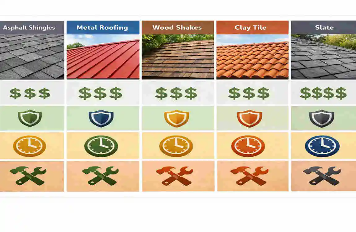 types of metal roofing for houses