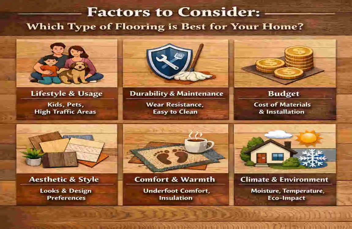 Which type of flooring is best for a home?