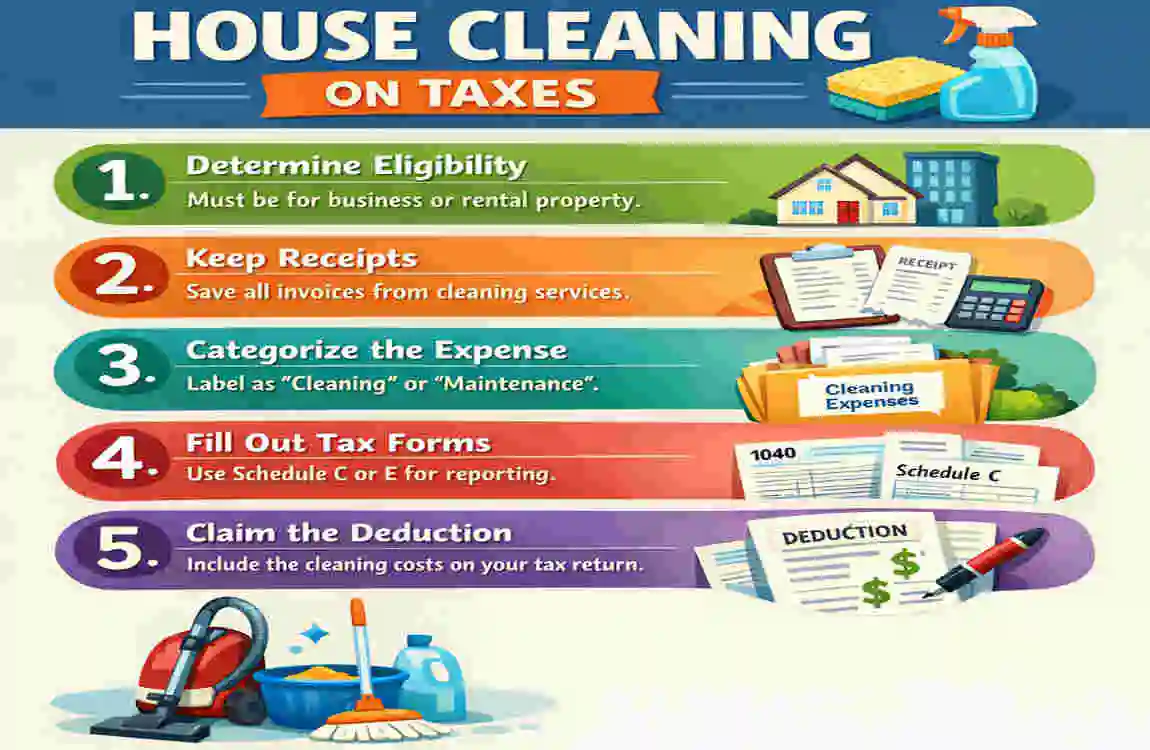 How to Claim House Cleaning on Taxes