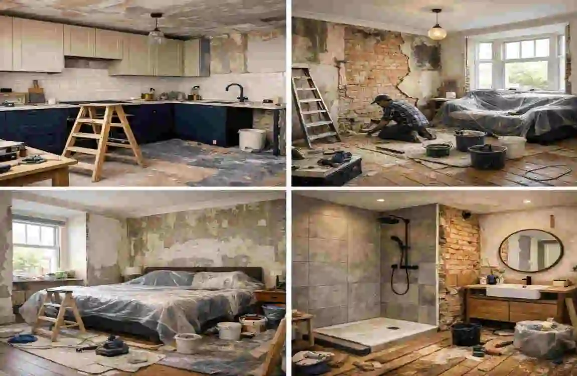 room by room renovation in london house