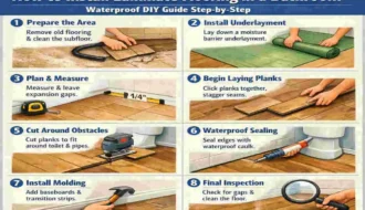 how to install laminate flooring in a bathroom
