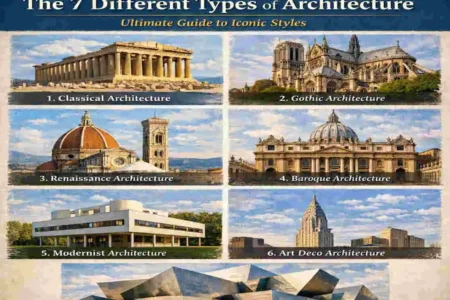 What are the 7 different types of architecture?