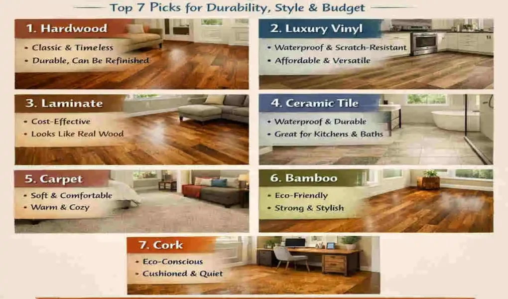 Which type of flooring is best for a home?