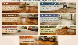 Which type of flooring is best for a home?