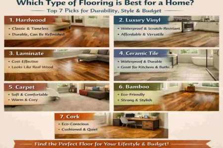 Which type of flooring is best for a home?