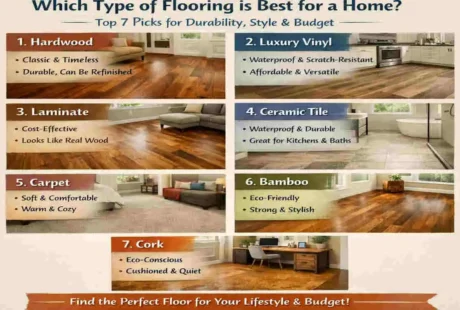 Which type of flooring is best for a home?