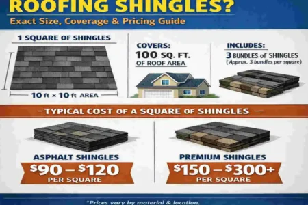 How Big Is a Square in Roofing Shingles? Exact Size, Coverage & Pricing Guide