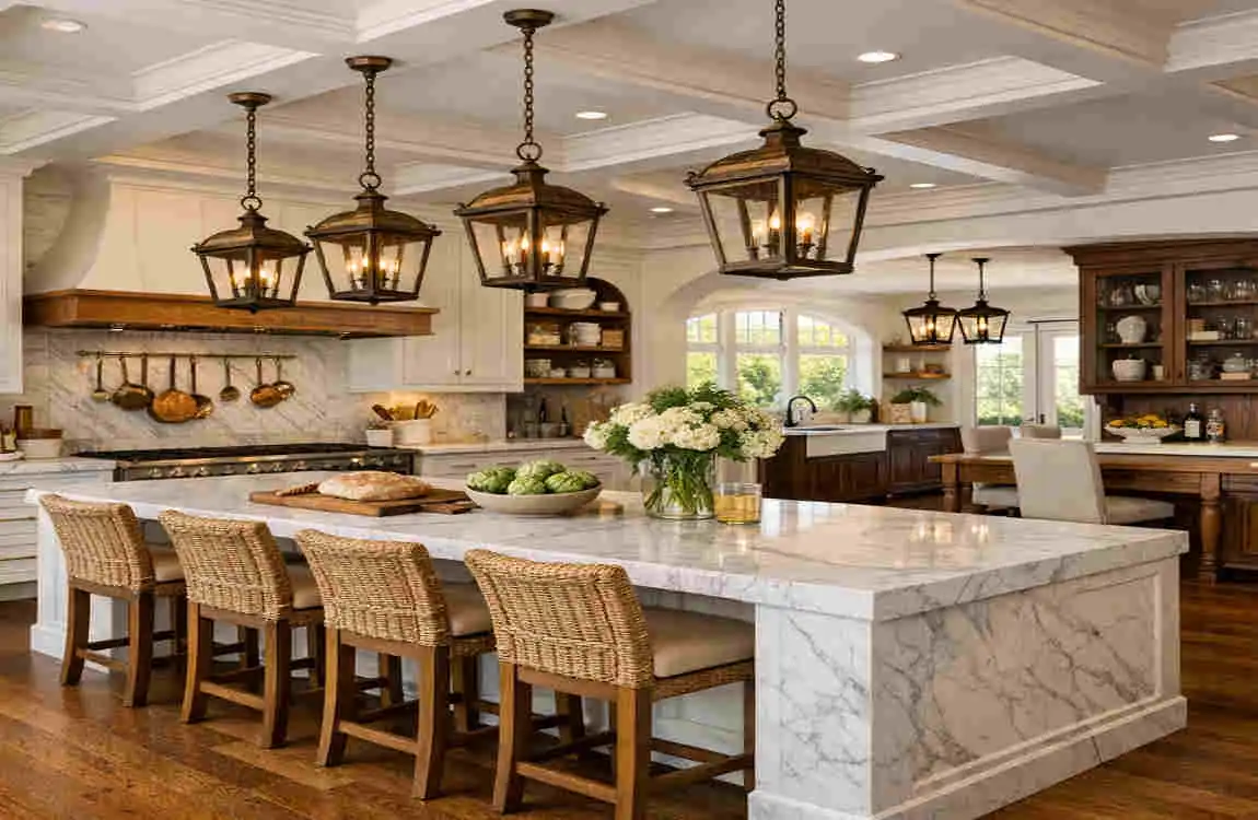 how big is the average kitchen in square feet