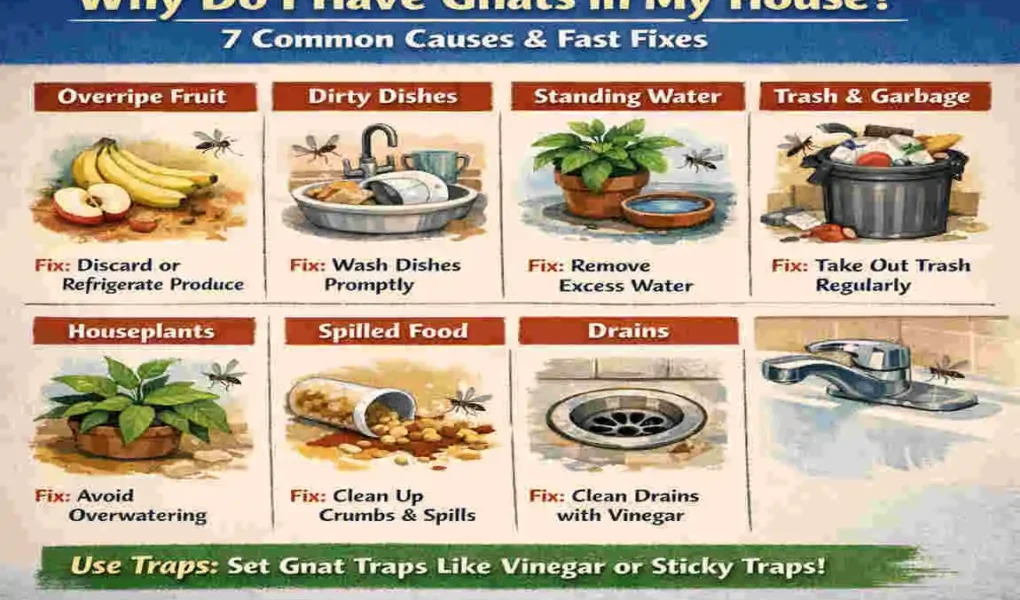 why do i have gnats in my house