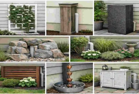 How to Hide Pipes on Outside of House