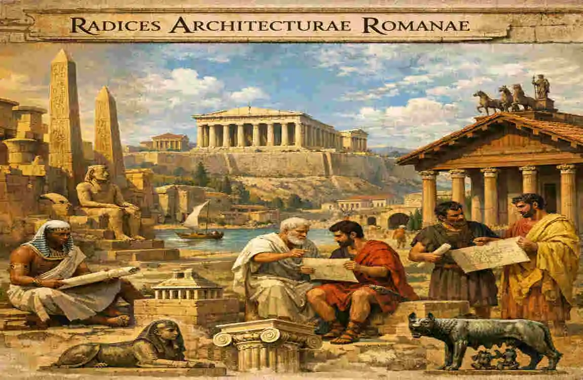 what influenced the roman architecture