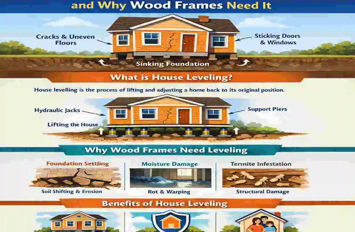 How Much Does It Cost to Level a Wood Frame House