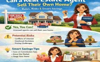 can a real estate agent sell their own home