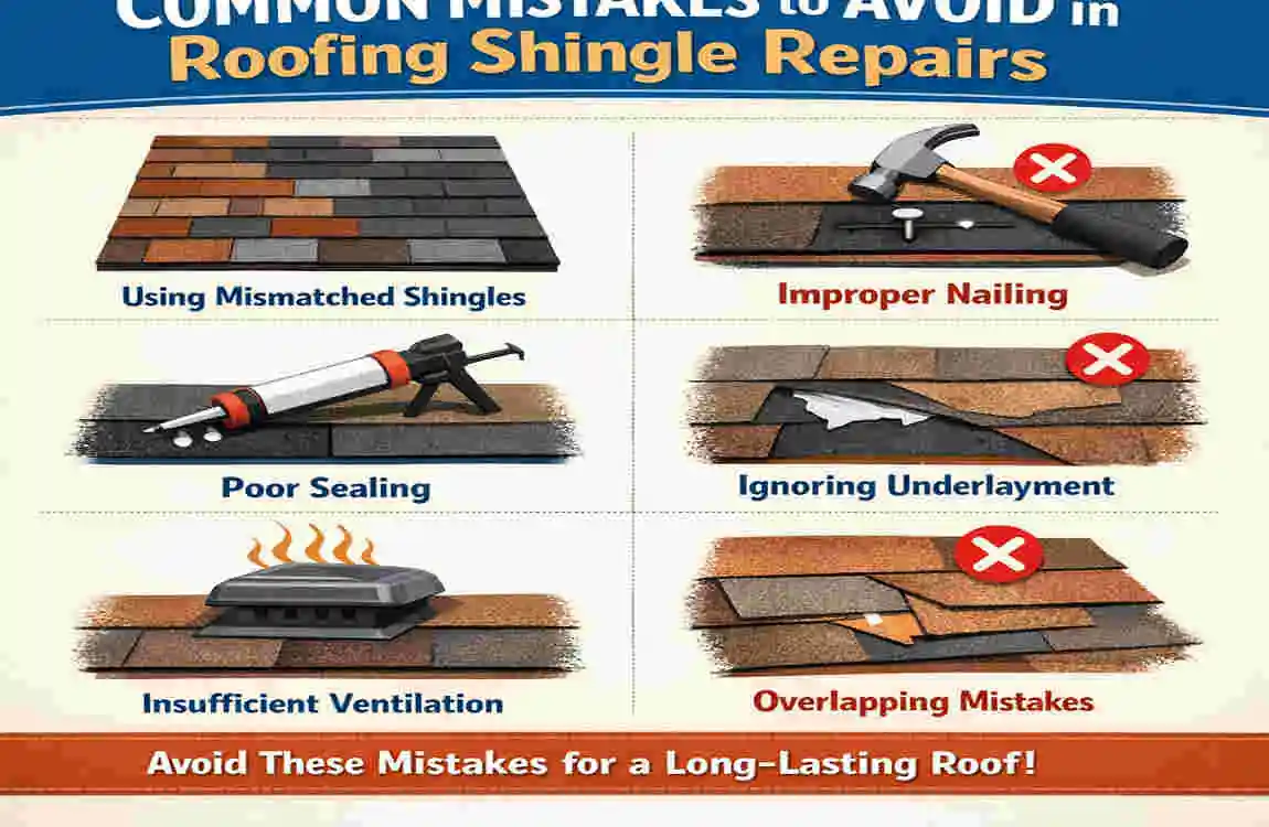 how to repair roofing shingles
