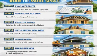 How to Raise Your House Roof