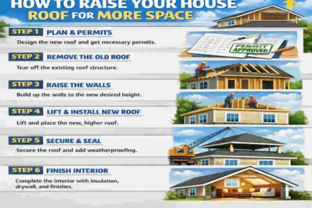 How to Raise Your House Roof