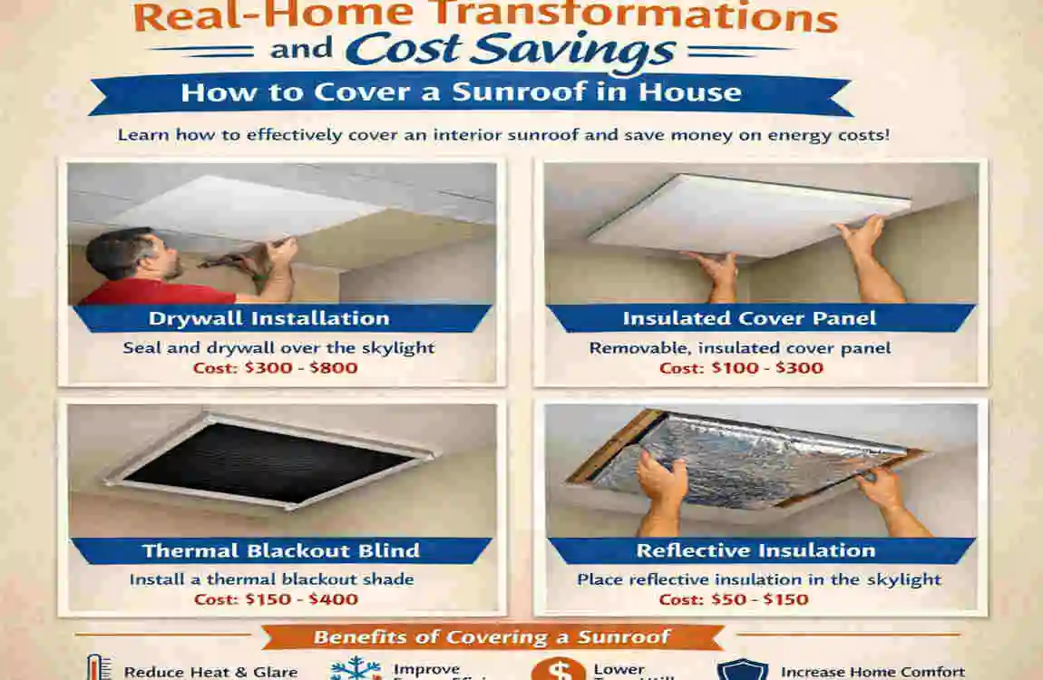 How to Cover a Sunroof in House