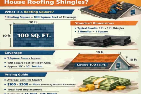 How Big Is a Square in Roofing Shingles?