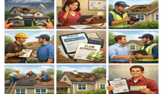 how does an insurance claim on a roof work