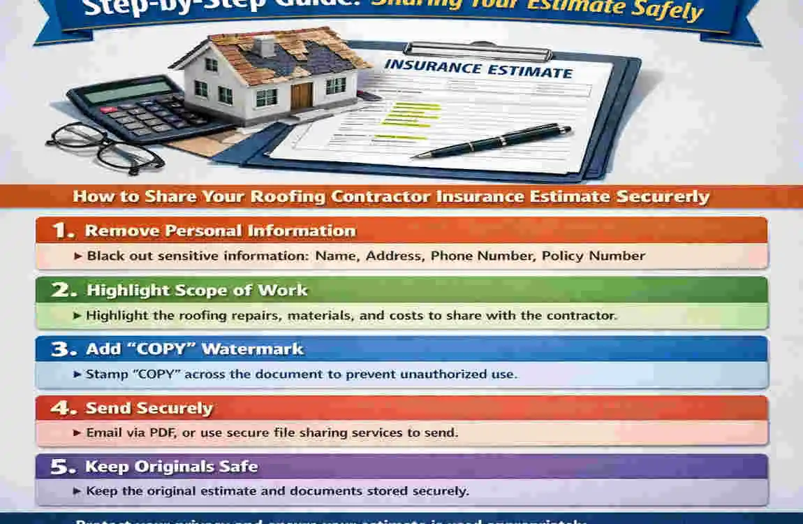 should you show roofing contractor insurance estimate