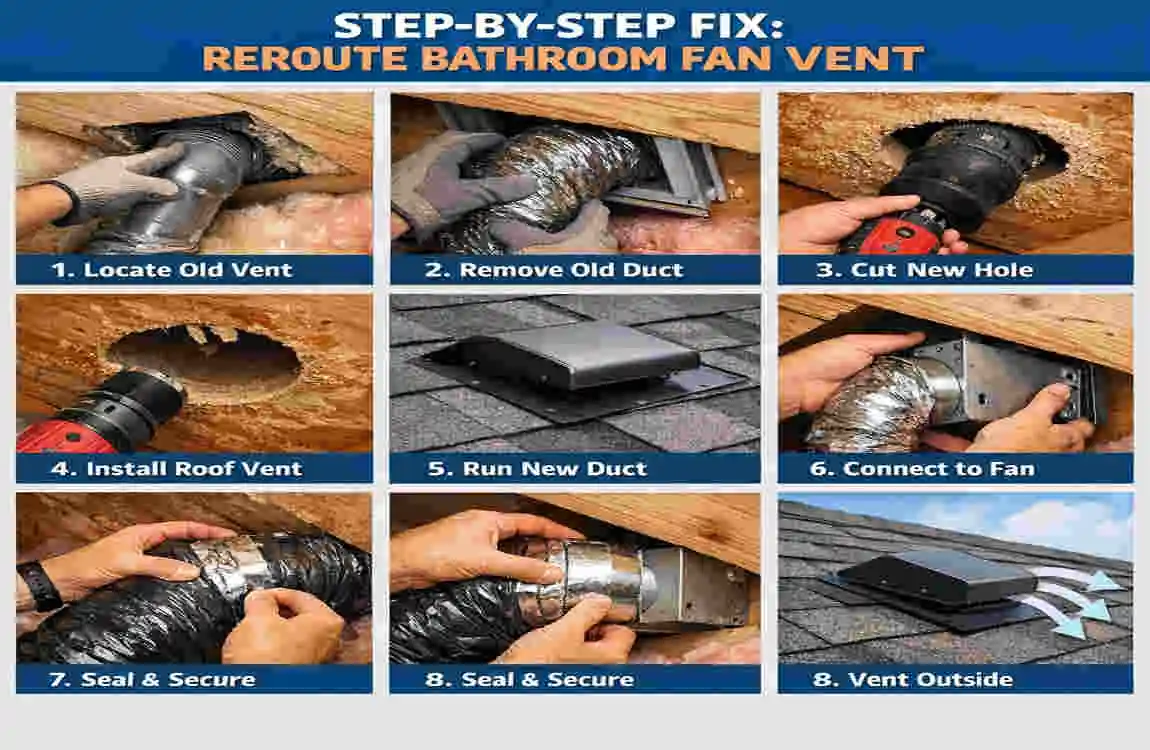 can bathroom fan vent to attic