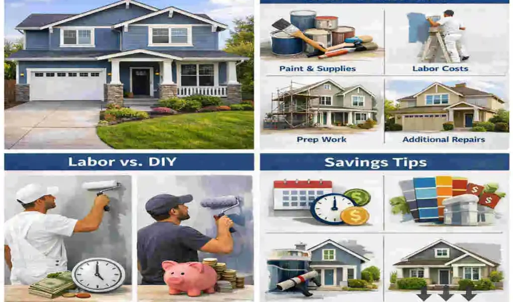 How Much to Paint a 1,500 Sq Ft House Exterior