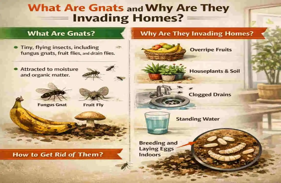 why do i have gnats in my house