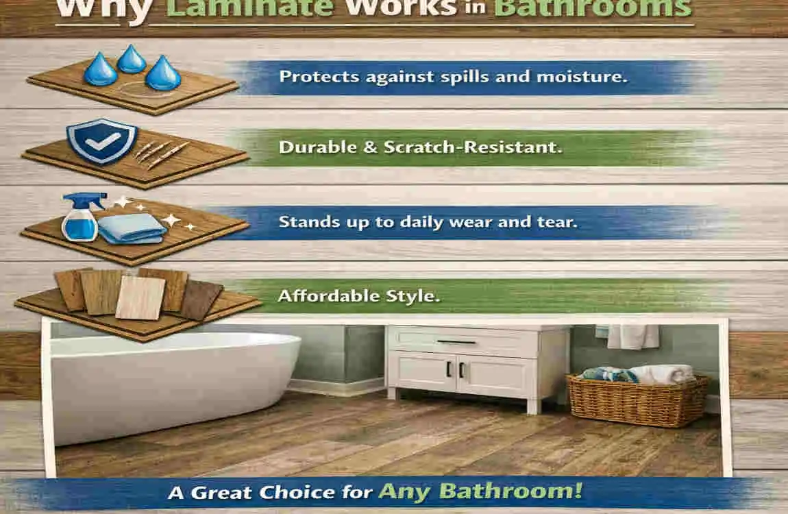 how to install laminate flooring in a bathroom