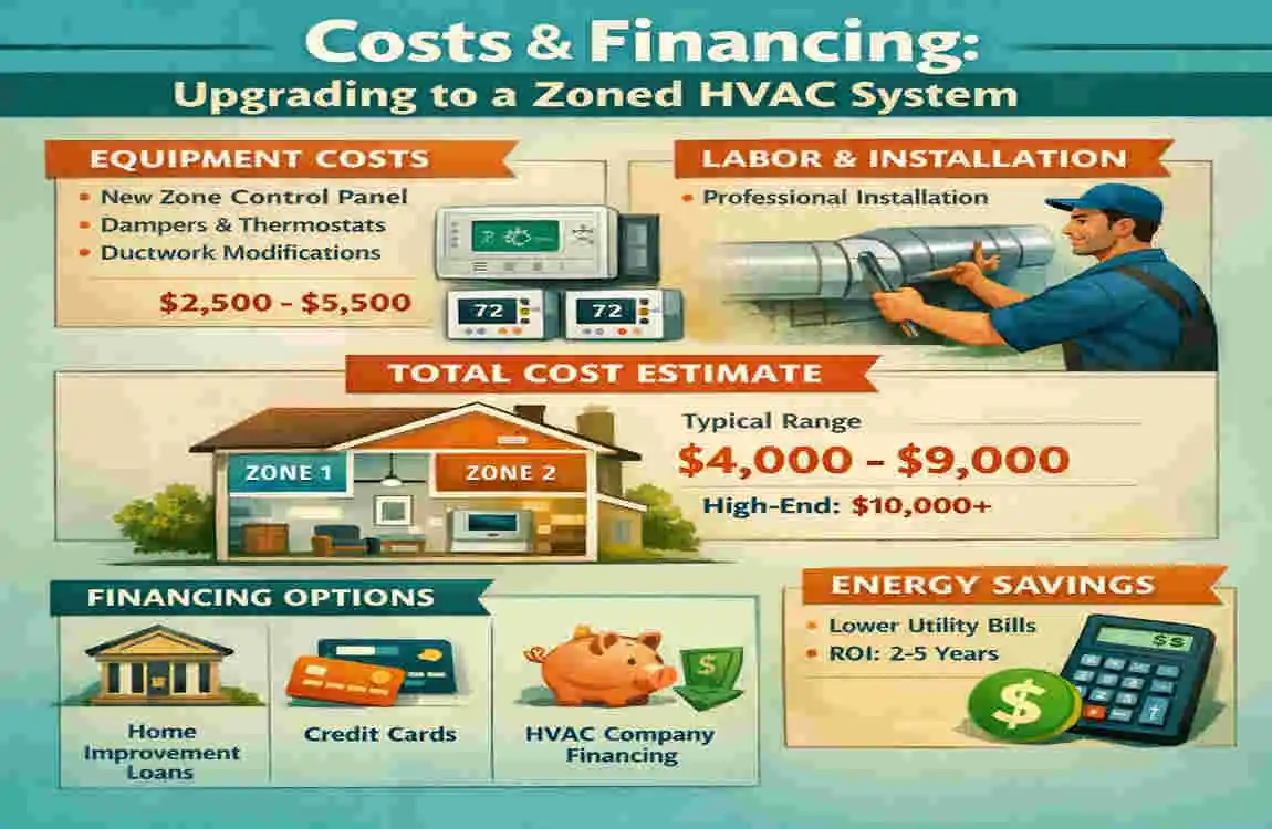 how to upgrade to zoned hvac setup