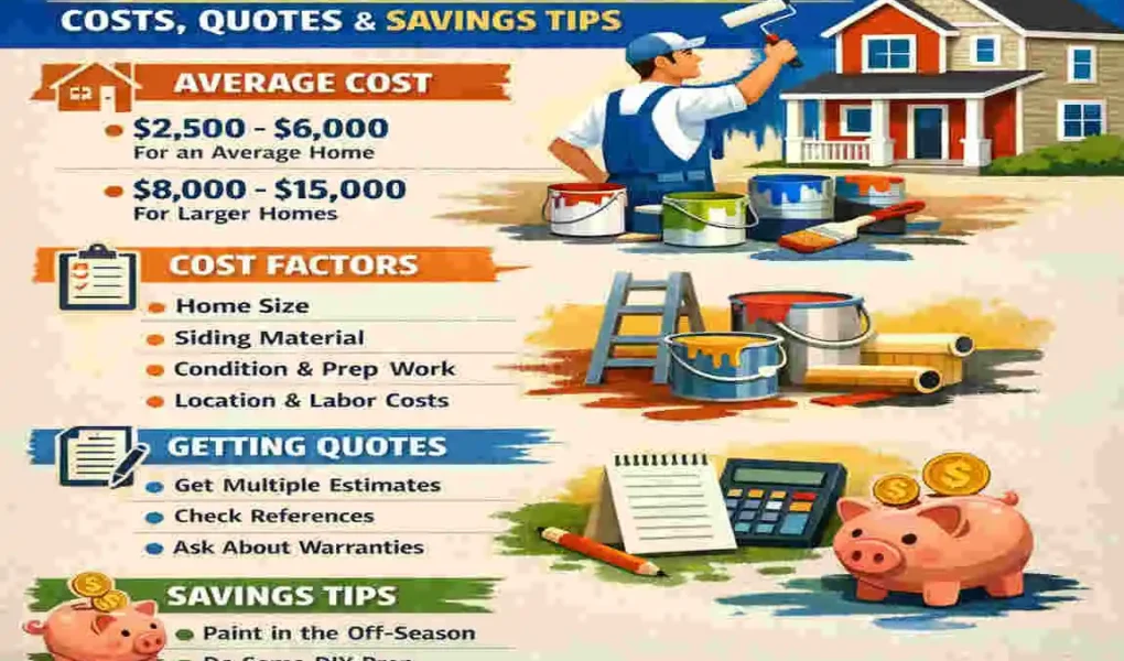 how much to paint a house exterior