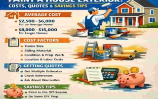 how much to paint a house exterior