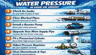 how to increase water pressure in uk house