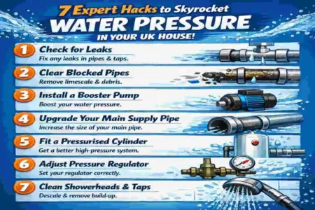 how to increase water pressure in uk house
